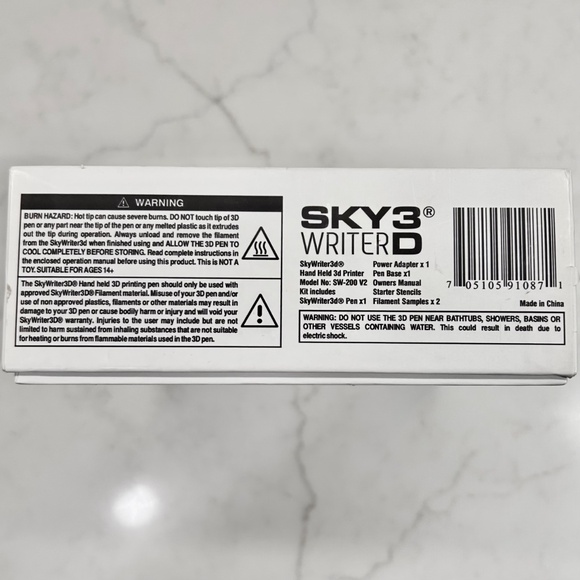 SkyWriter 3D Handheld 3D Printing Pen V2 - 11 Packs of Filament - Clean Nozzle! - Picture 10 of 10